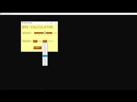 Simple BMI Calculator In Python With Source Code | Source Code & Projects