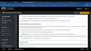 AWS Security Traffic Monitoring and Packet Analysis