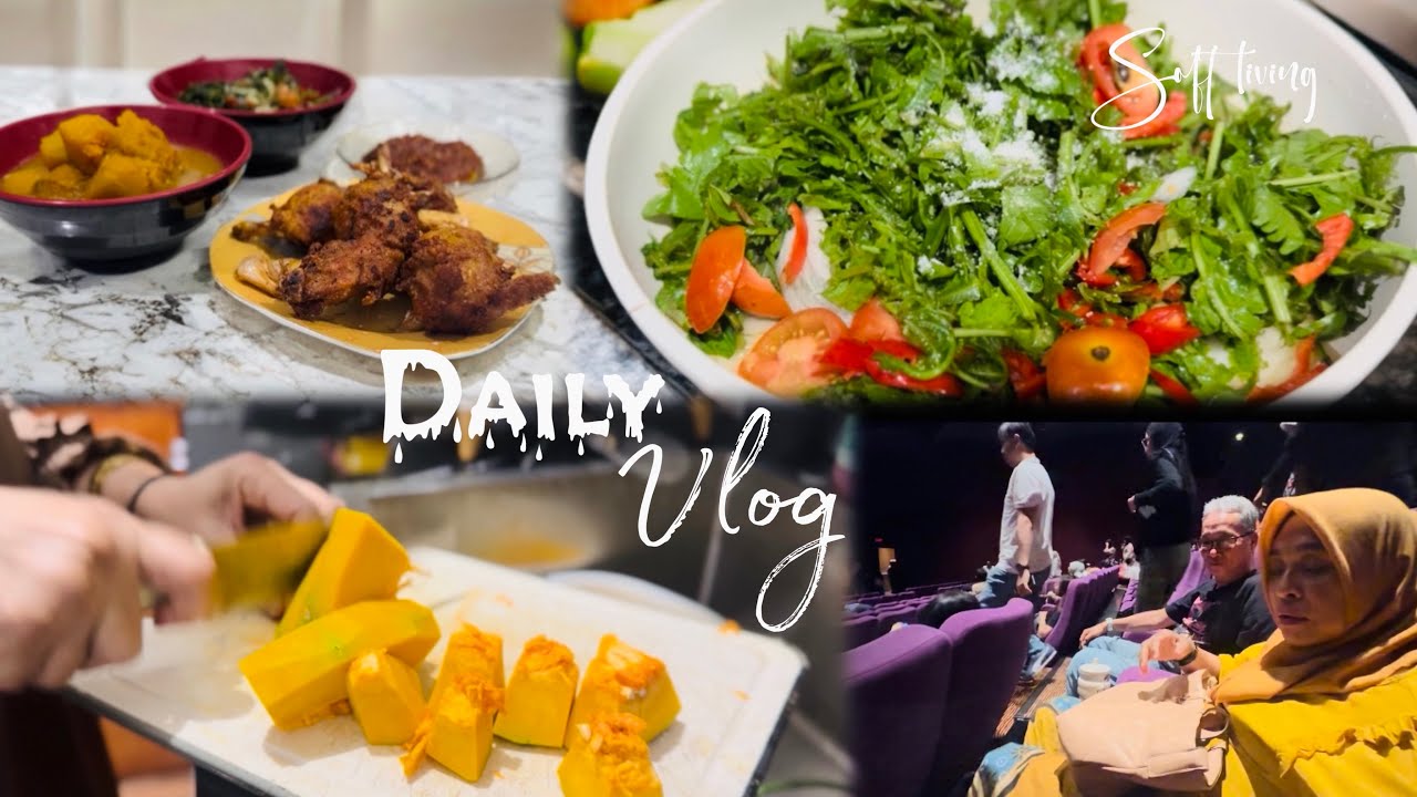 MY MORNING ROUTINE ~ MENU AYAM GORENG BAWANG PUTUH ~ FAMILY TIME MOVIE HAPPYNESS