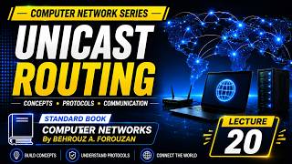 Chapter 20: Unicast Routing Explained in Hindi | RIP, OSPF & BGP4 Complete Tutorial 🚀#networking