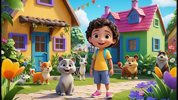 Counting Song with Different Animals | Learn to Count with Fun Animal Friends | Sing Along and Count