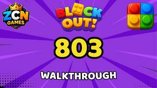 Block Out Level 803 Walkthrough | Full Solution