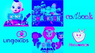 Best logo Compilation Effects:NuNu tv, Coilbook, Shark son's ,lingokids, fancy Babies logo Effects