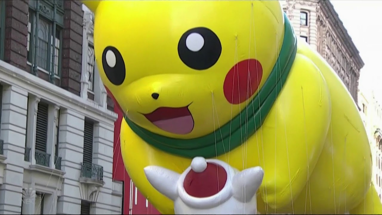 Pikachu and Eevee feature in the Macy's Thanksgiving Day Parade (Video) -  My Nintendo News