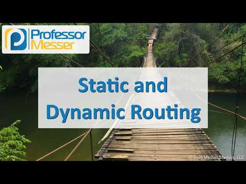 Static and Dynamic Routing - CompTIA Network+ N10-007 - 1.3