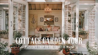 Mid-July Cottage Garden Tour! Garden design. Trip to the Coast of Maine! Slow Living. Cottagecore.