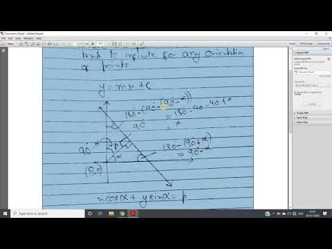 The Normal Form of Straight Line to solve the problem of The Hough Transform | DIP | MATLAB