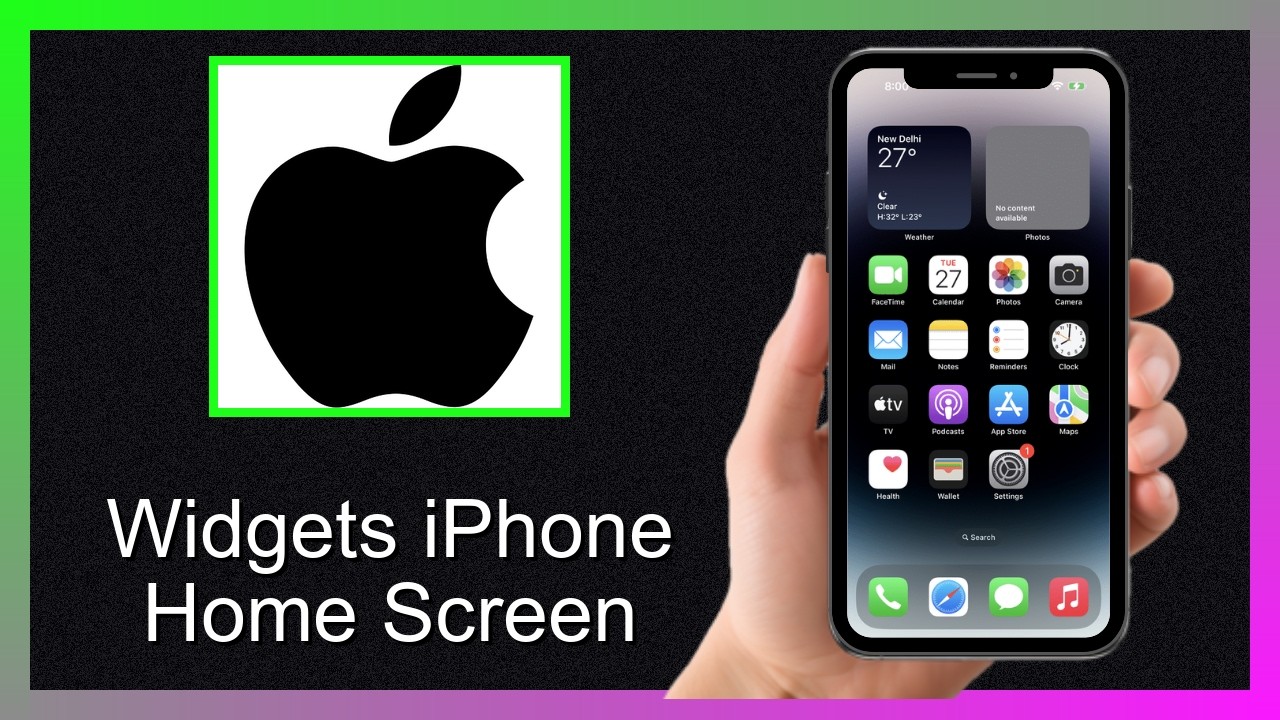 How To Add Widgets To iPhone Home Screen 2026! - YouTube