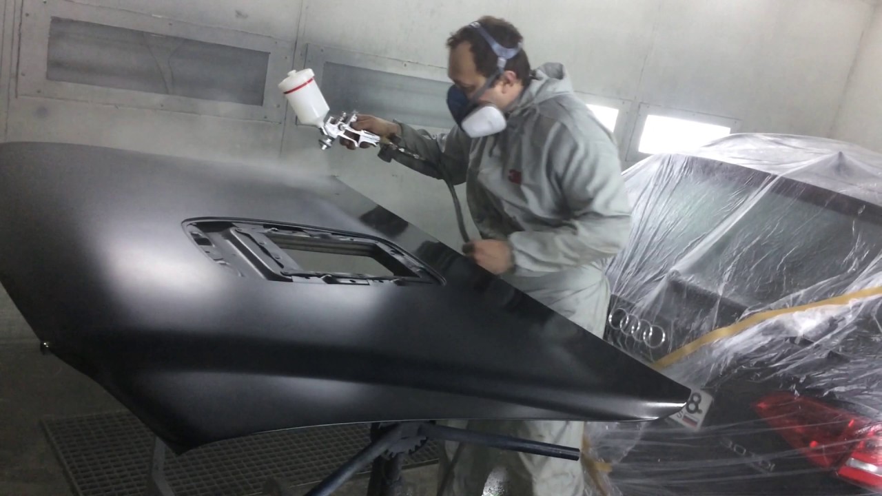 L200 окраска капота - YouTube