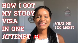 How I Got my Canadian Study Visa in One Attempt 🇨🇦