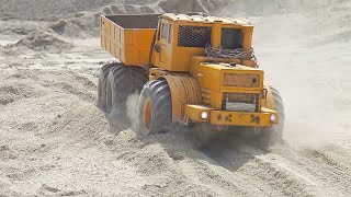 WORLD OF RC VEHICLES! MAZ 537G! VOLVO A45G! VOLVO L250GS! BIGGEST RC CONSTRUCTION SITE