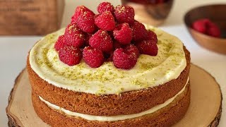 كيكة الفستق | كيكة البيستاشيو الاسفنجية  | ابراهيم الخضير  |Pistachio Sponge Cake