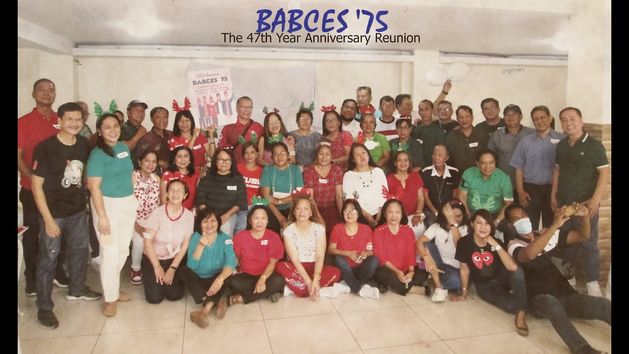 THE SENIOR CELEBRANTS : BABCES Batch '75 47th Year Anniversary Reunion ...