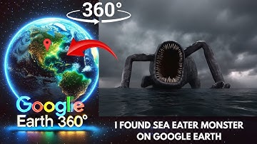 VR 360° - Found Sea Eater Monster on Google Earth & Google Maps!