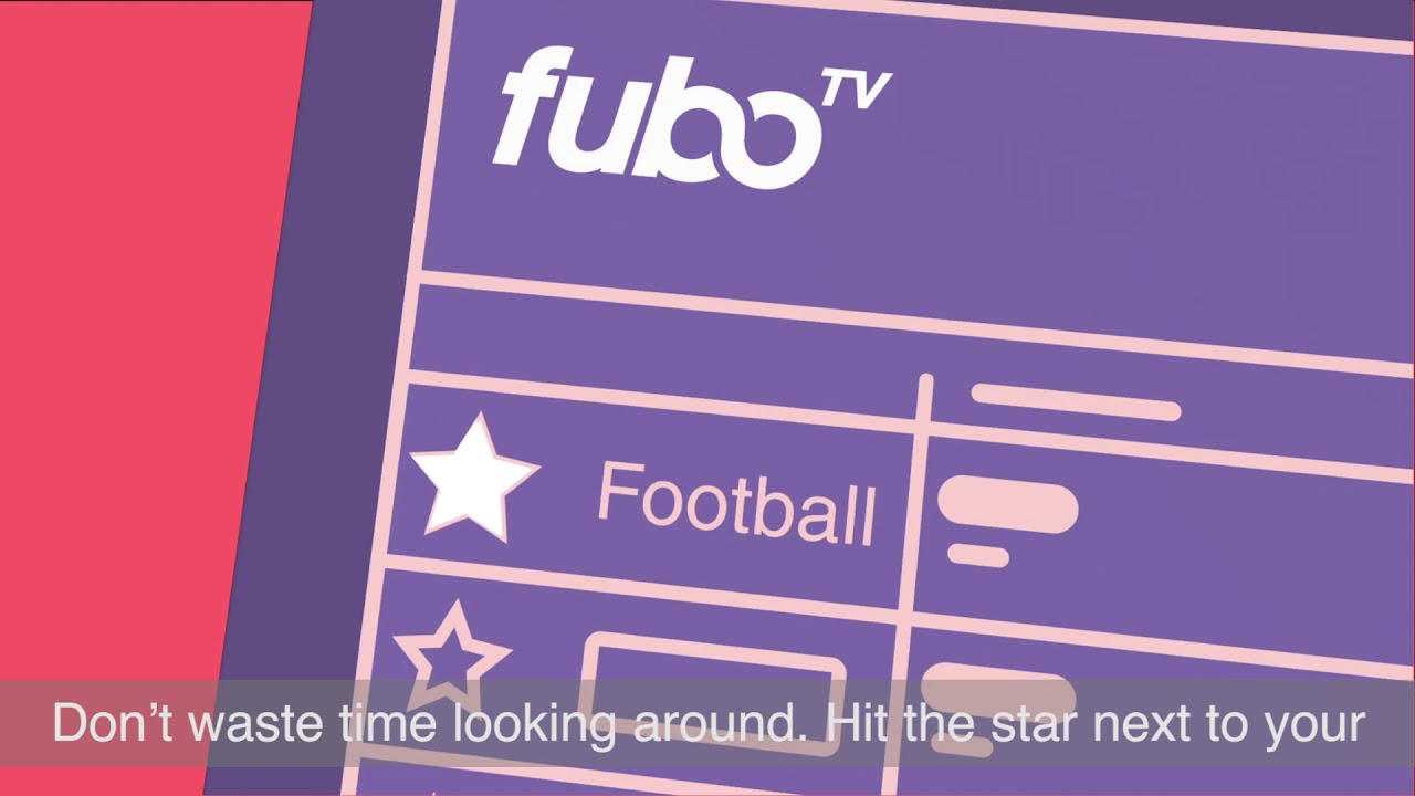 Favorite channels on fuboTV