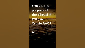 #oraclerac  #VirtualIP #highavailability