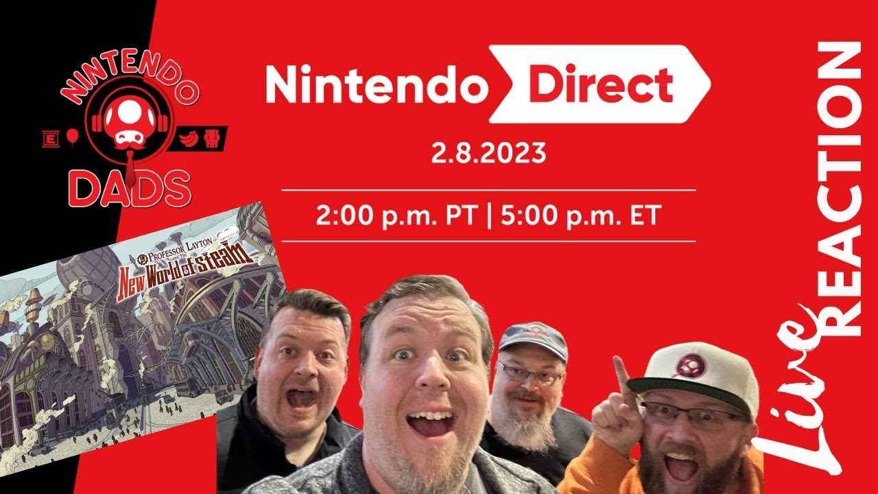 PROFESSOR LAYTON and The New World of Steam - Nintendo Direct 2.8.2023 