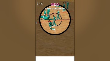 K - Sniper Challenge 3D Funny Gameplay #squidgame #shorts #shortfeed