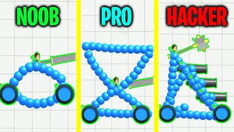 NOOB vs PRO vs HACKER in Draw Joust!