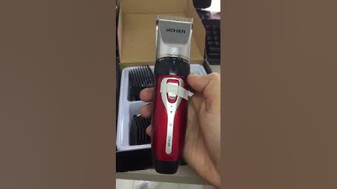 Tông Đơ Cắt Tóc Gia đình Trẻ em Tặng bộ kéo cắt tỉa Chính hãng Jichen 0817, Không dây Pin Sạc