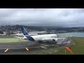 Wellington A350 takeoff