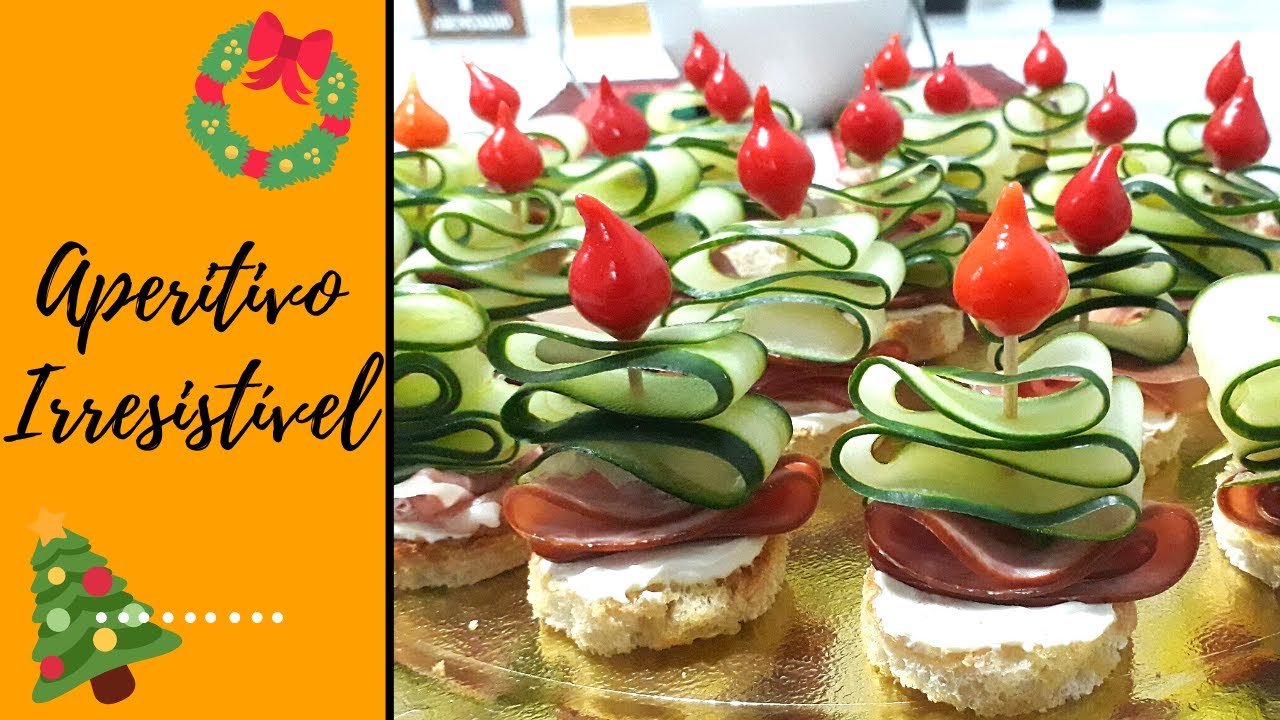 COMO FAZER CANAPÉS / APERITIVO PRATICO PARA SUA CEIA DE NATAL / Cozinha Simples Com Bom Gosto
