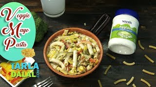 Veggie Mayo Pasta recipe by Tarla Dalal Veggie Mayo Pasta recipe by Tarla Dalal