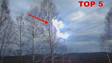 High voltage power line dangerous short circuit videos 2020