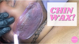 SATISFYING CHIN WAX VIDEO! #THANKS2TRAA