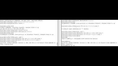 VPN GRE tunnelling protocol
