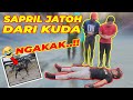 PENGEN DOSA, TAKUT KETAWA.. LIAT SAPRIL JATOH DARI KUDA