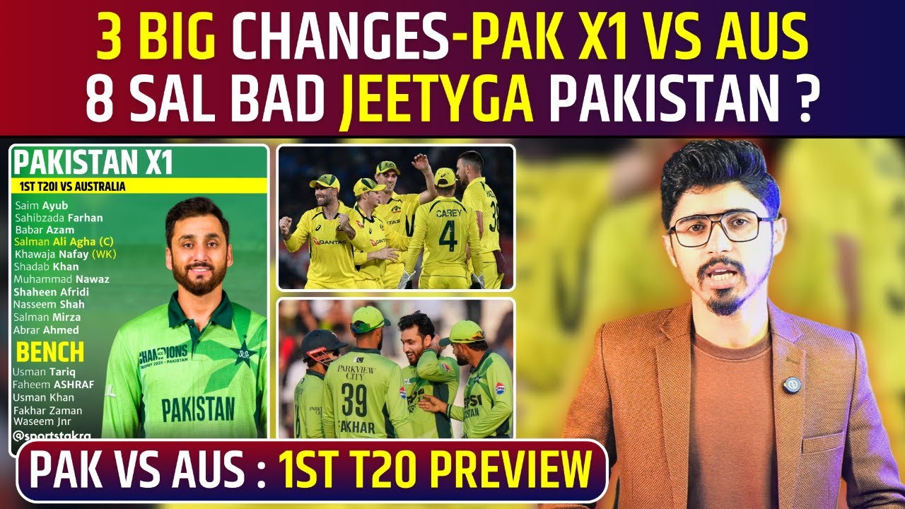Can Pakistan Beat Australia After 8 Years? 3 Big Changes Expected in Playing XI