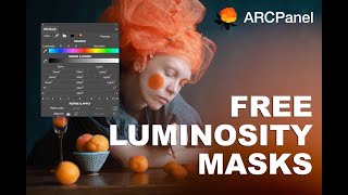 Free luminosity masks panel for Photoshop