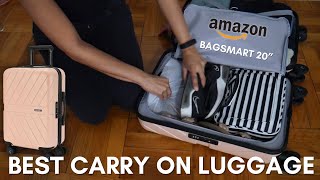 #BAGSMART Carry On Luggage TEST Best Hard Shell Affordable Luggage from Amazon 20 Inch