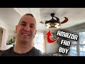 アマゾンリトラクタブルブレードシーリングファンレビュー