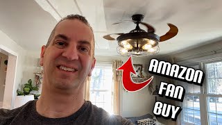 アマゾンリトラクタブルブレードシーリングファンレビュー