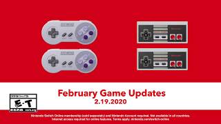 NES \& Super NES - February Game Updates - Nintendo Switch Online