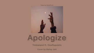 [thaisub] Apologize - Timbaland ft. OneRepublic (Cover by Bailey Jehl)