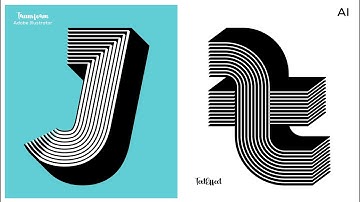 Transform Text effect in Adobe Illustrator | Art Brush, Stroke options, Rotate tool | Graphic Design