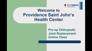 Pre-Operative Orthopaedic Joint Replacement Online Class