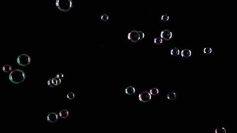 Soap Bubbles In Slow Motion Stock Video