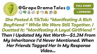 She Posted A TikTok: "Manifesting A Rich Boyfriend " While We Were Still Together. I Duetted It:...