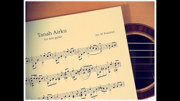 TANAH AIRKU / Indonesian song (for solo guitar) - Mikołaj Kościelak