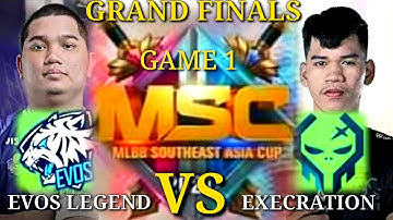 EXECRATION VS EVOS LEGEND [GAME 1] MSC 2021 GRAND FINALS [ENGLISH] MOBILE LEGEND BANG BANG