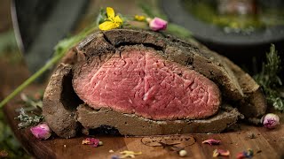Baking Meat Packed in Clay - Most Perfect Steak?