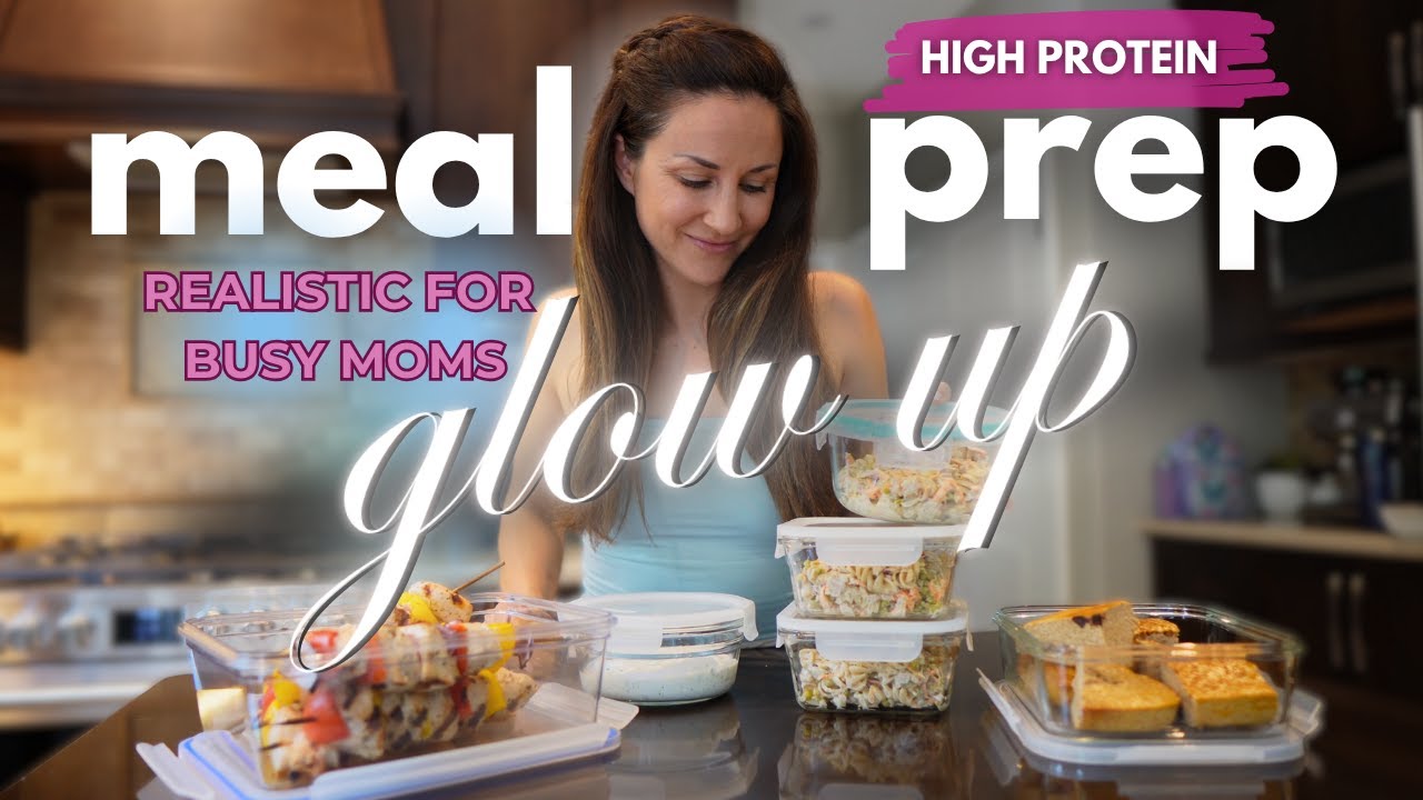 Meal Prep for Busy FIT Moms with GOALS | High Protein & Easy (1 hour!)