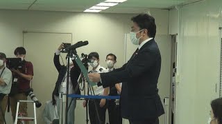 大規模接種センターで編成式   「発足以来の活動」と副大臣