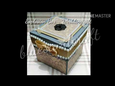 Explosion box - Wedding gift
