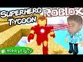 Roblox SUPERHERO TYCOON Ironman Laser Eyes! Ben 10 Battle HobbyPigTV