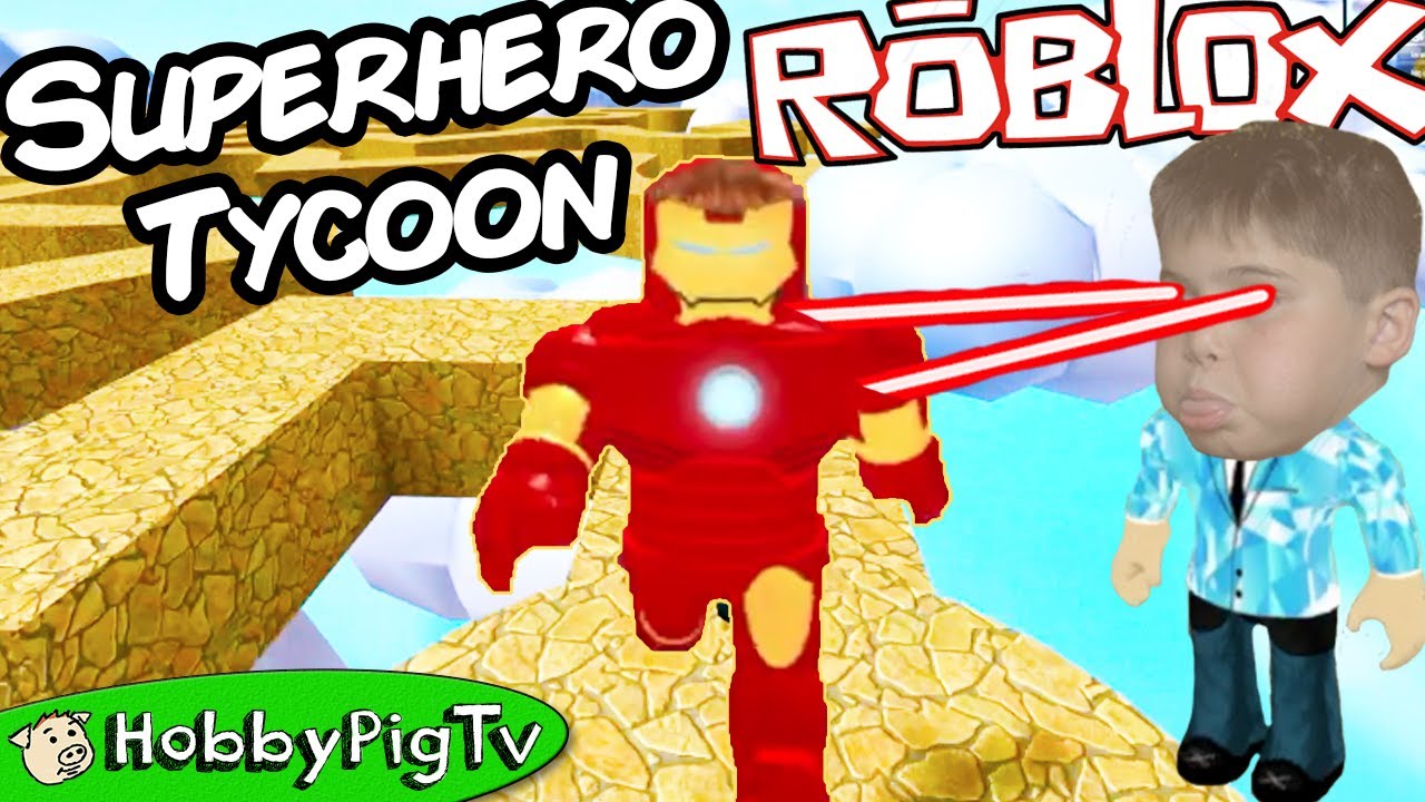 Roblox Superhero Tycoon Ironman Laser Eyes Ben 10 Battle - roblox superhero tycoon songs